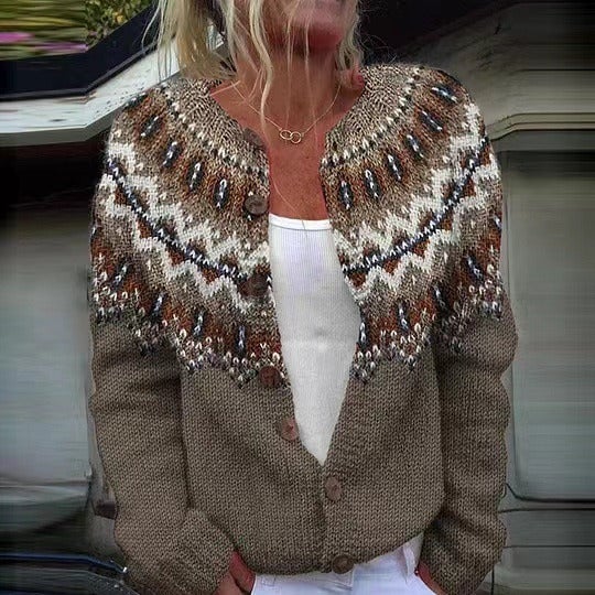 Luna | Cardigan Vintage in Maglia Accogliente