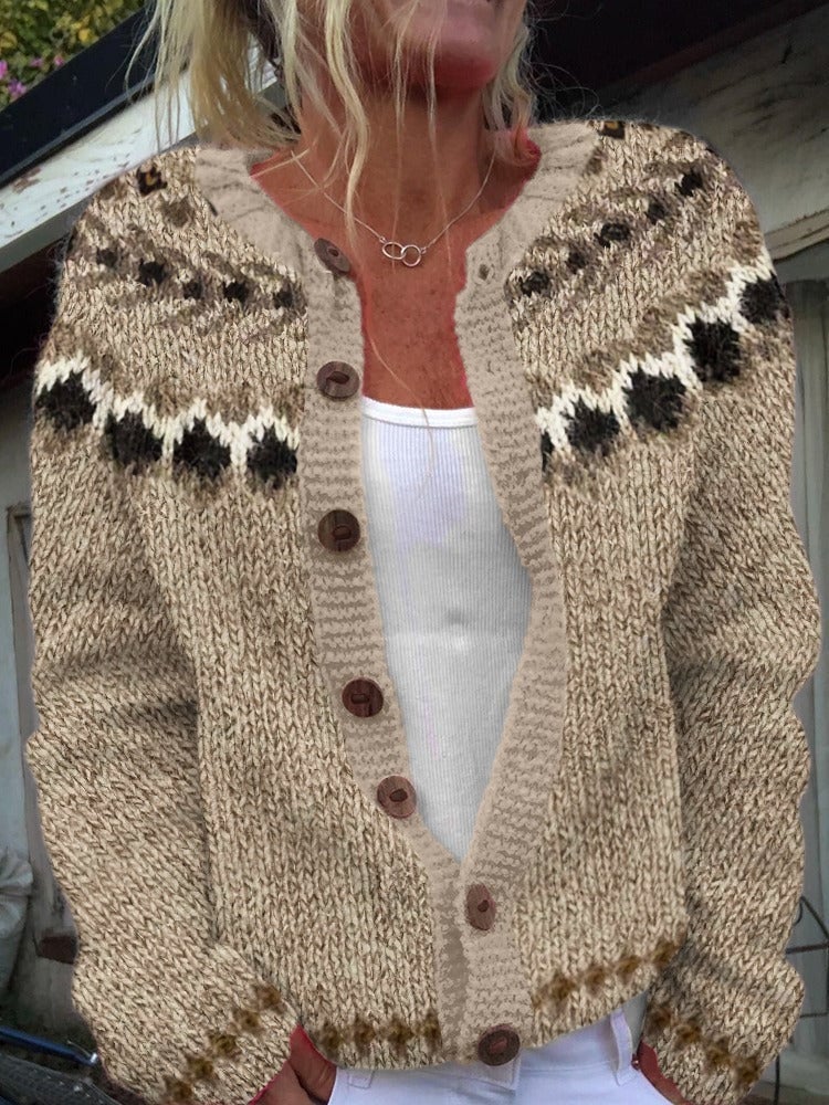 Aria | Cardigan Vintage in Maglia Accogliente