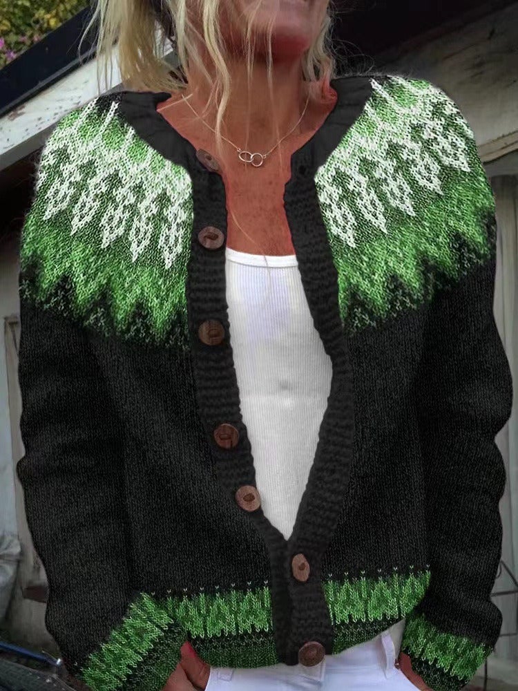 Zoey | Cardigan Vintage in Maglia Accogliente