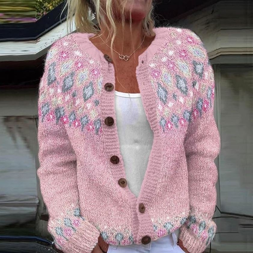 Amelia | Cardigan Vintage in Maglia Accogliente