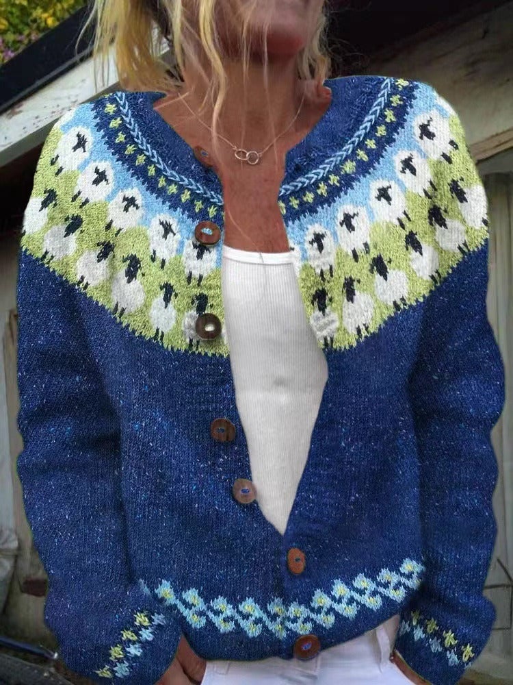 Harper | Cardigan Vintage in Maglia Accogliente