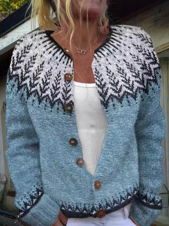 Ella | Cardigan Vintage in Maglia Accogliente