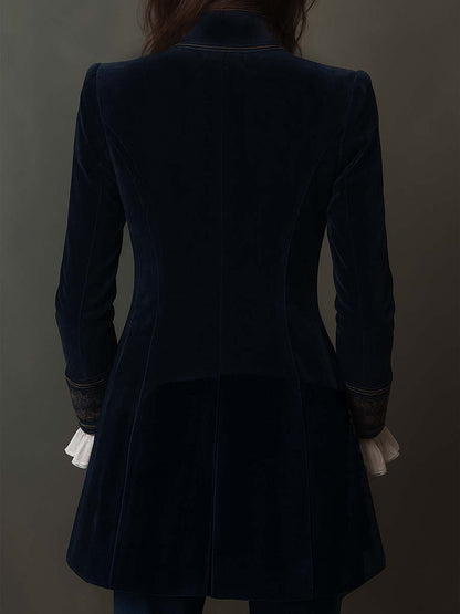 Ambra | Blazzer Lungo Vintage Blu Marino
