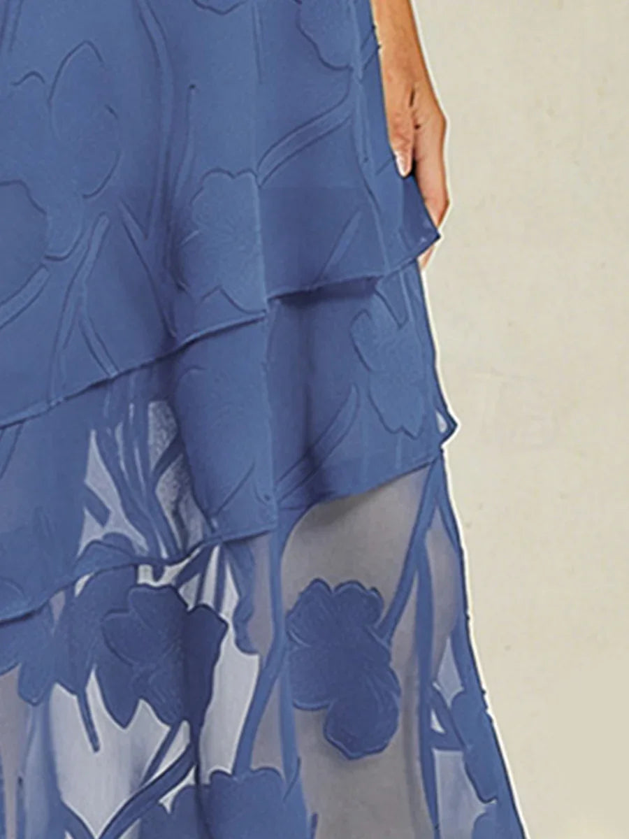 Matilde | Gonna Midi in Chiffon a Motivi Floreali