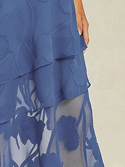Matilde | Gonna Midi in Chiffon a Motivi Floreali