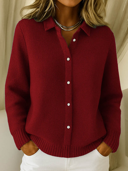 Maeve – Cardigan Classico in Maglia con Bottoni