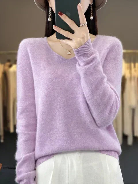 Priscilla | Maglione Ampio in Lana Leggera