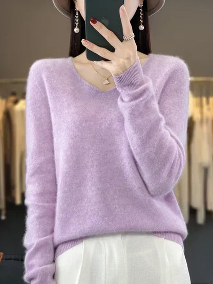 Priscilla | Maglione Ampio in Lana Leggera