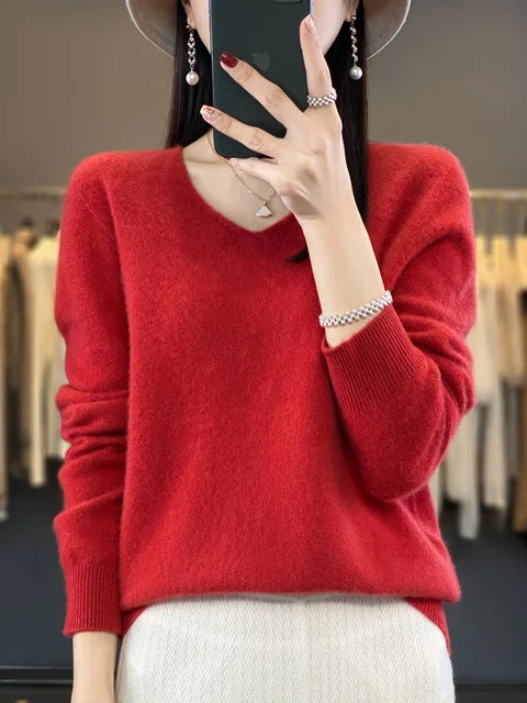 Priscilla | Maglione Ampio in Lana Leggera