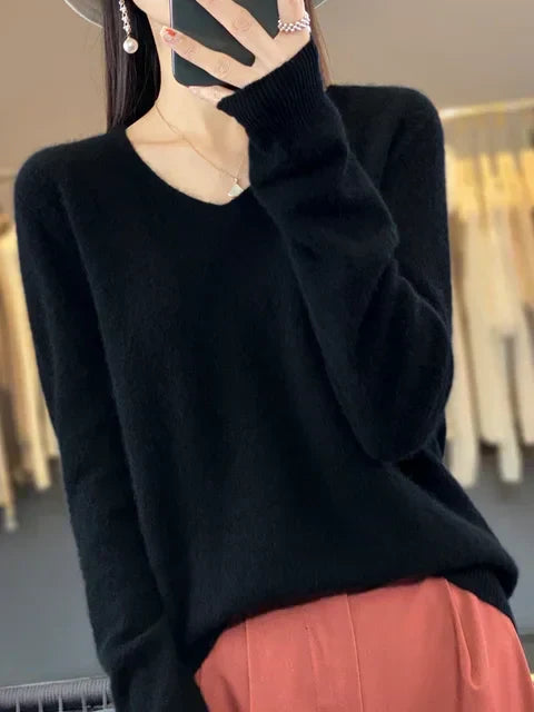 Priscilla | Maglione Ampio in Lana Leggera
