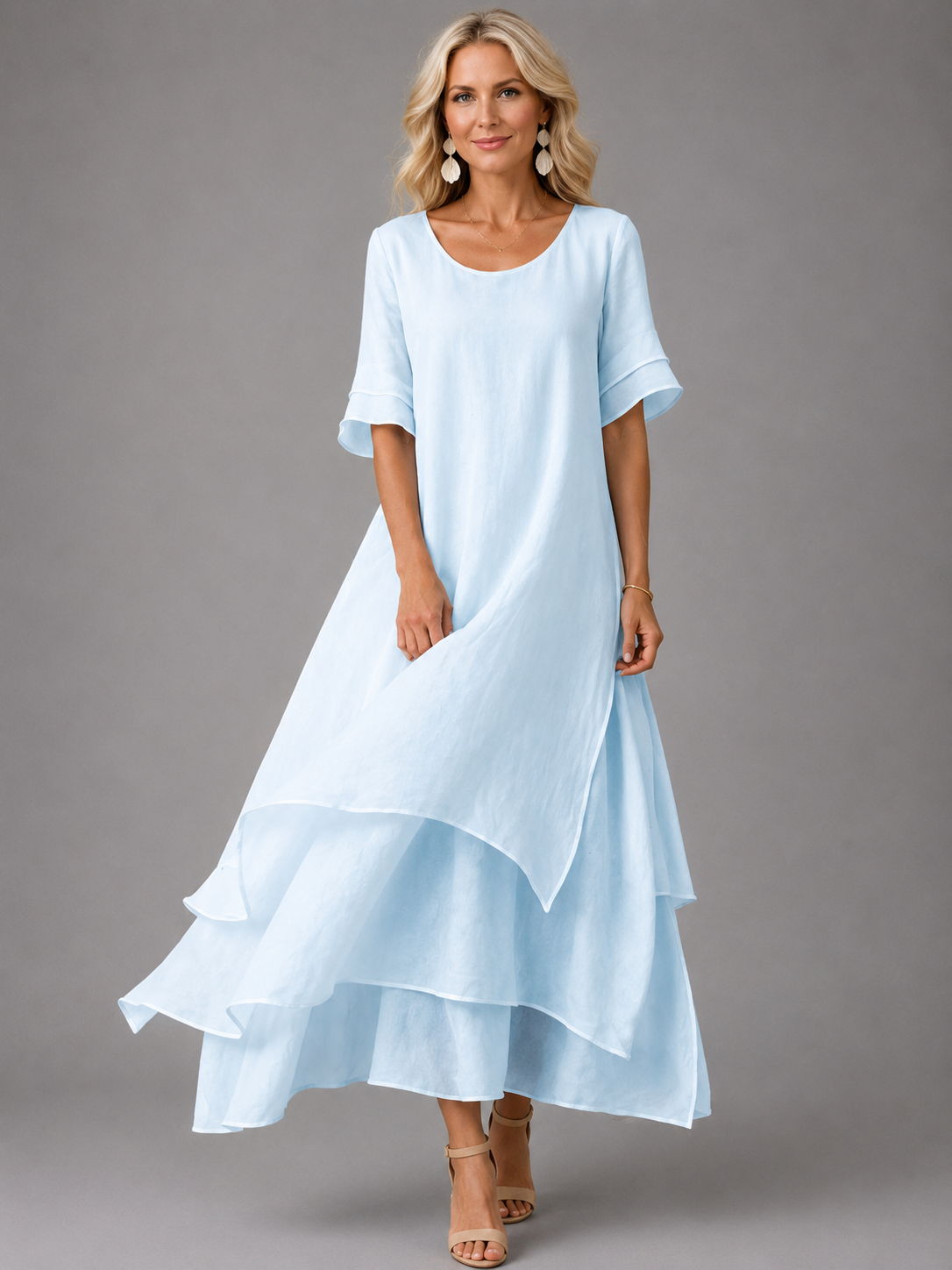 Letizia™ | Abito Lungo Flowing Grace