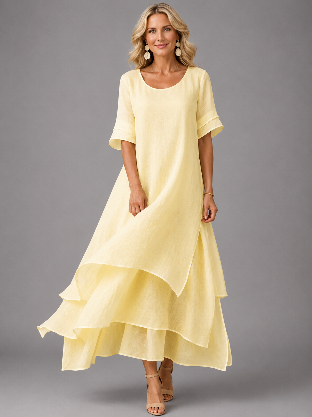 Letizia™ | Abito Lungo Flowing Grace