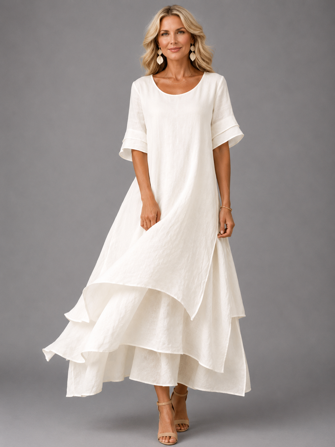 Letizia™ | Abito Lungo Flowing Grace