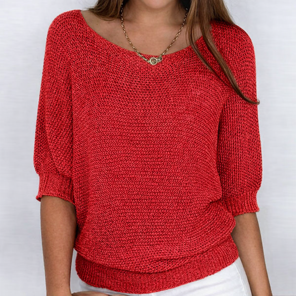 Luigia - Maglione elegante in maglia intrecciata