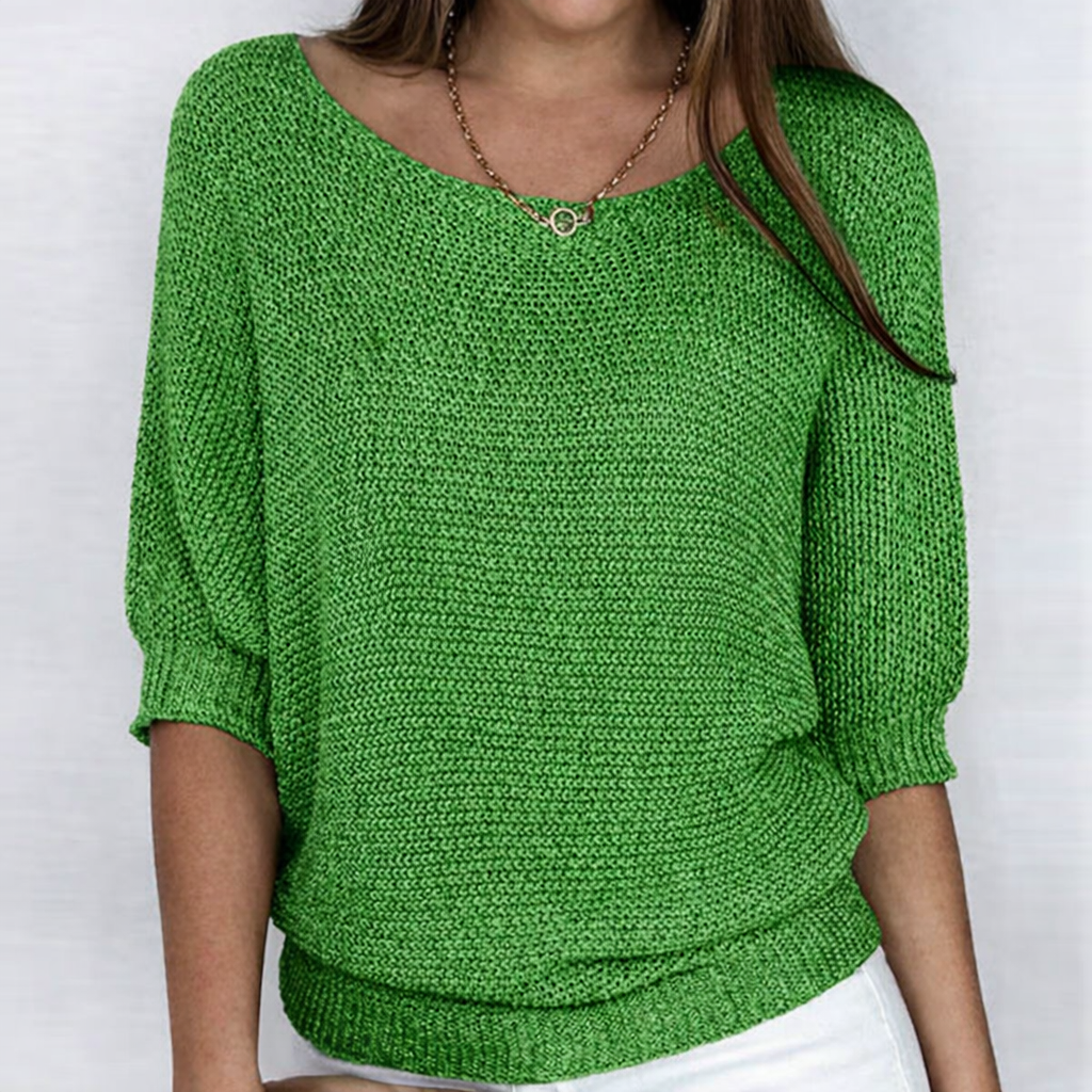 Luigia - Maglione elegante in maglia intrecciata