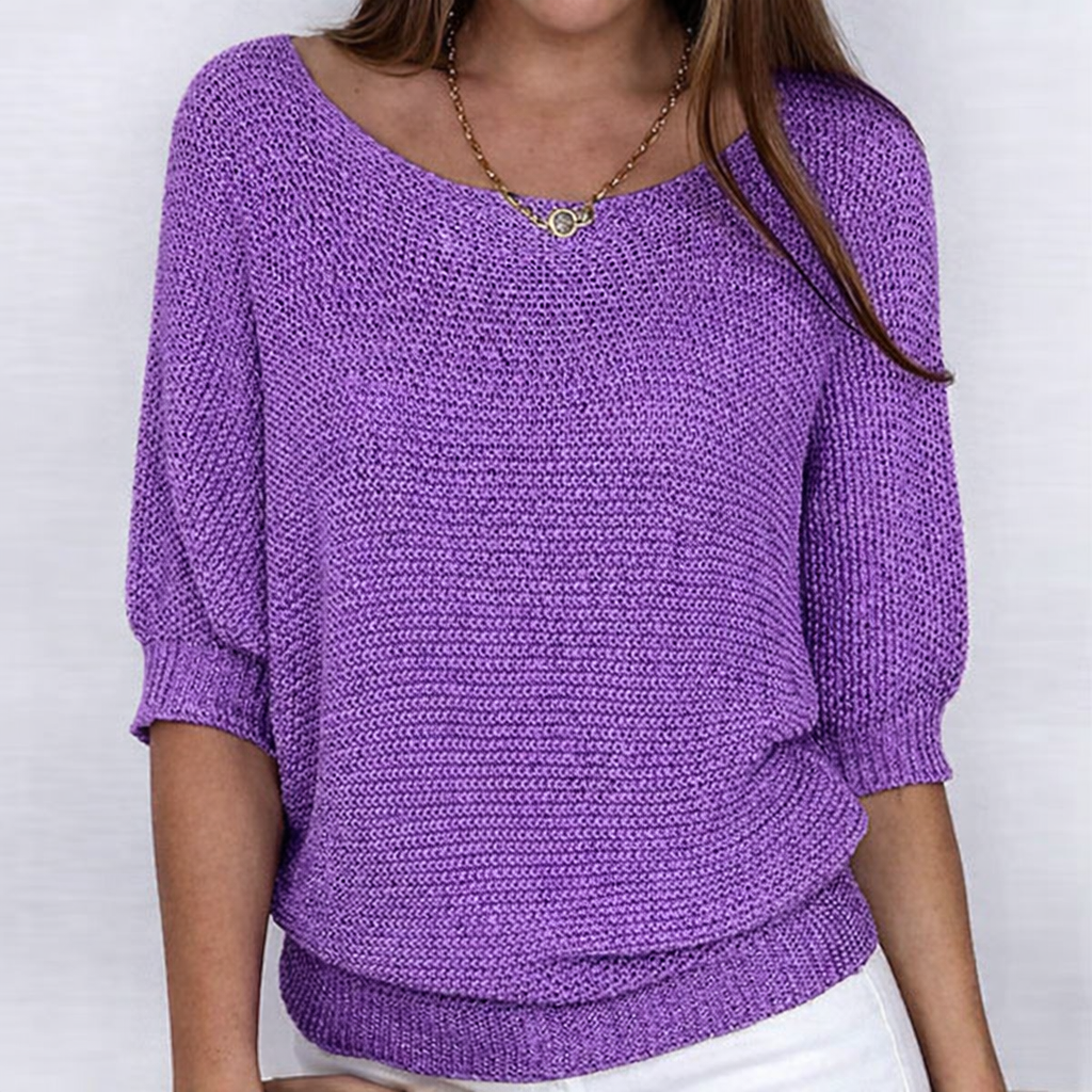 Luigia - Maglione elegante in maglia intrecciata