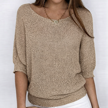 Luigia - Maglione elegante in maglia intrecciata