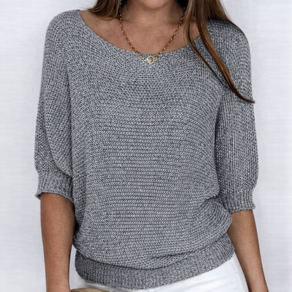Luigia - Maglione elegante in maglia intrecciata