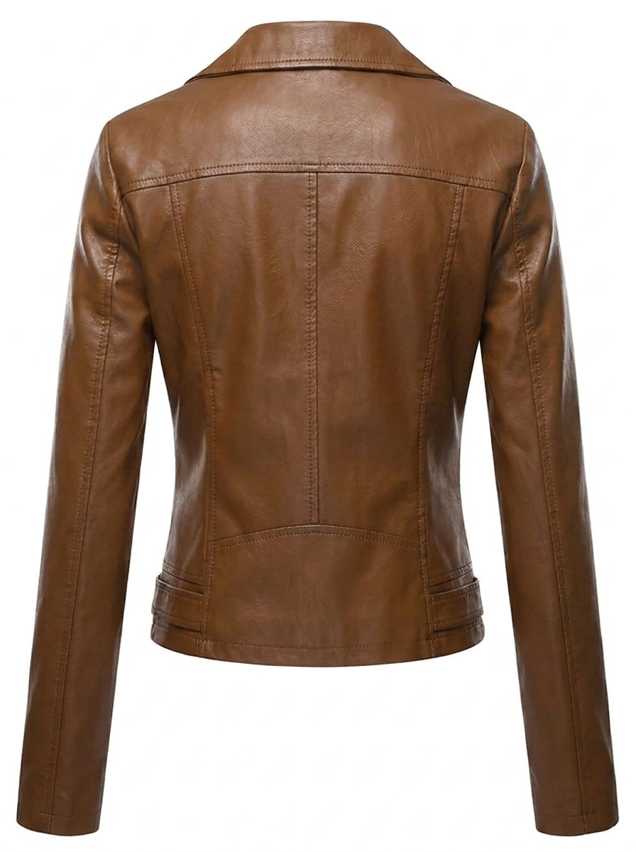 María - Giacca in Pelle Resistente ed Elegante