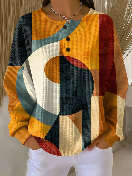 Sofia | Maglione con Motivo Geometrico