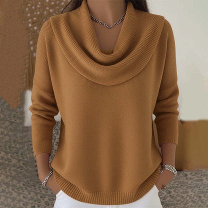 Giuliana | Maglione a Collo Drappeggiato