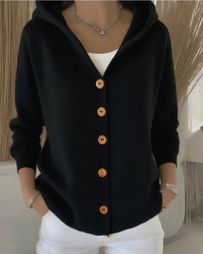 Rosanna | Giacca in Maglia con Cappuccio