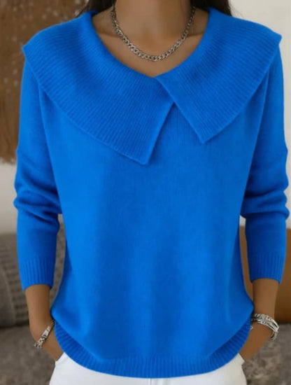 Sveva | Maglione a Collo con Drappeggio