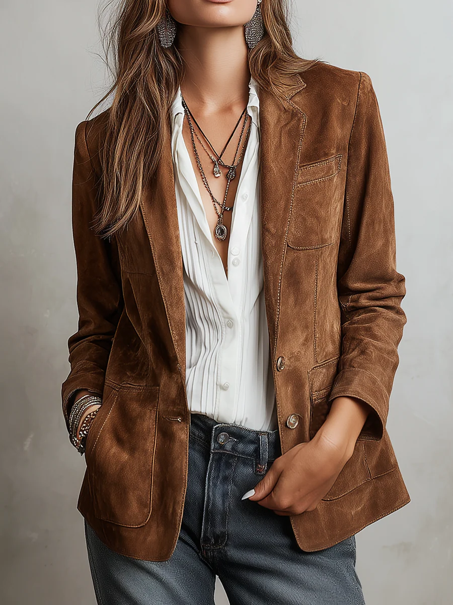 Michela | Blazer Vintage Marrone