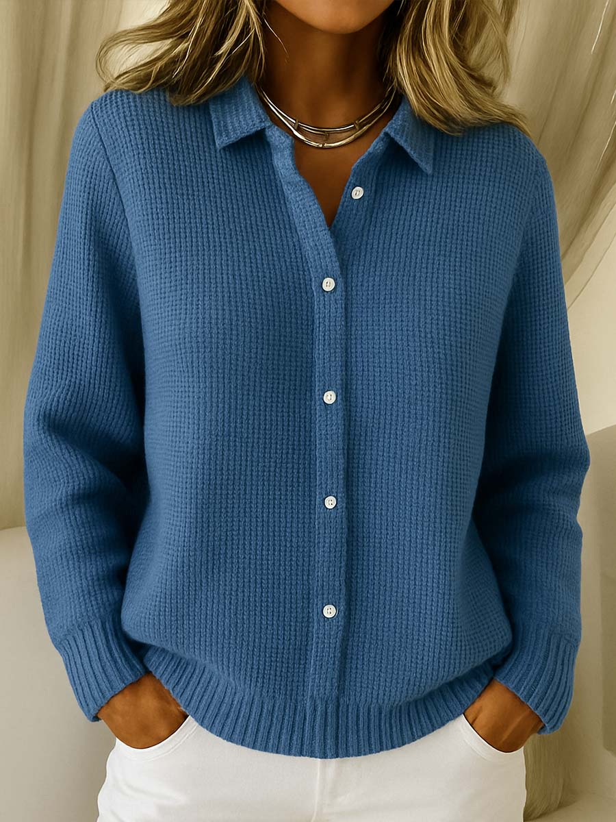 Maeve – Cardigan Classico in Maglia con Bottoni