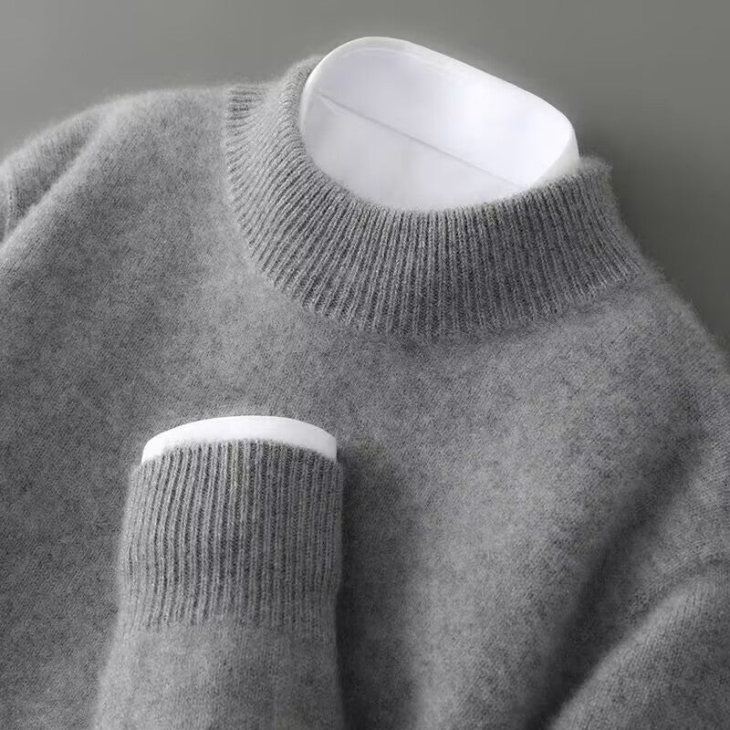 Maglione Cashmere Collo Medio