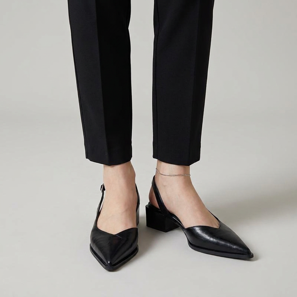 Emma | Scarpe Slingback Ortopediche con Tacco Comodo