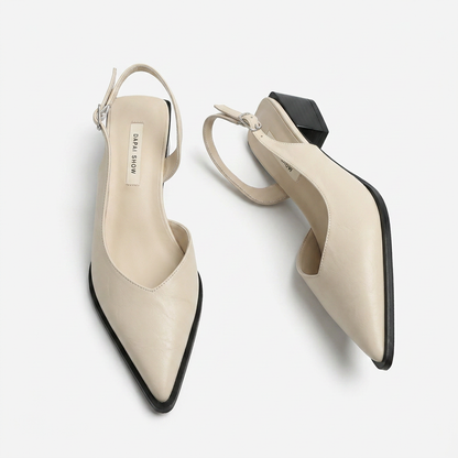 Emma | Scarpe Slingback Ortopediche con Tacco Comodo