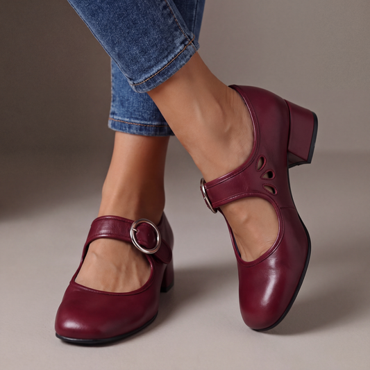 Giuseppina | Ballerine Mary Jane Comfort in Similpelle
