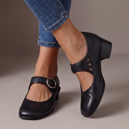 Giuseppina | Ballerine Mary Jane Comfort in Similpelle