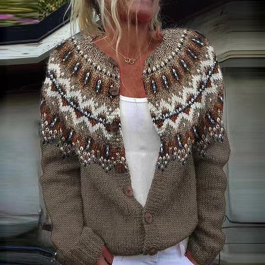Luna | Cardigan Vintage in Maglia Accogliente