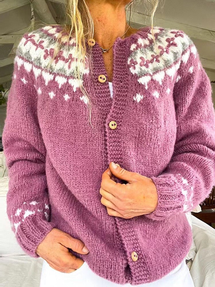 Layla | Cardigan Vintage in Maglia Accogliente