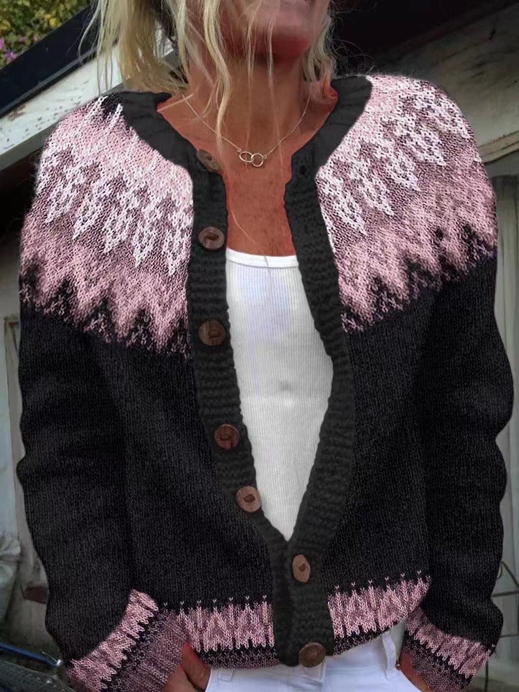 Madison | Cardigan Vintage in Maglia Accogliente
