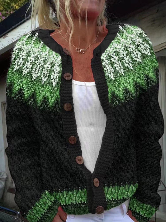 Zoey | Cardigan Vintage in Maglia Accogliente