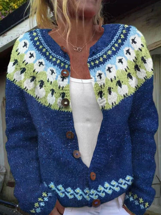 Harper | Cardigan Vintage in Maglia Accogliente