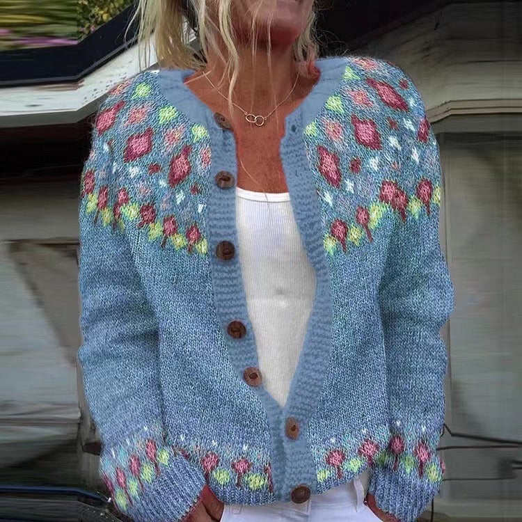 Evelyn | Cardigan Vintage in Maglia Accogliente
