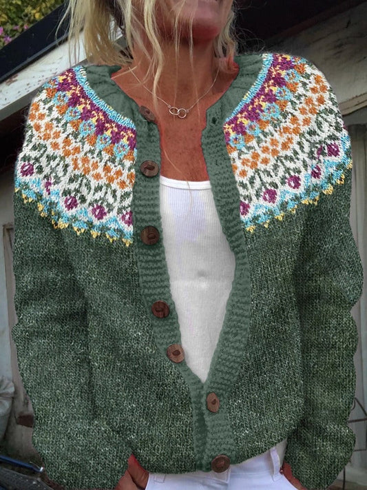 Grace | Cardigan Vintage in Maglia Accogliente
