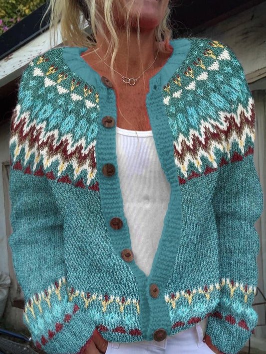 Lily | Cardigan Vintage in Maglia Accogliente