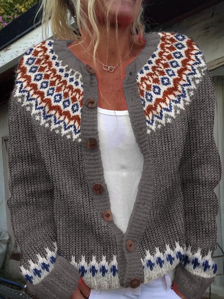 Avery | Cardigan Vintage in Maglia Accogliente