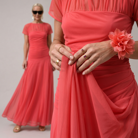 Lavinia™ | Abito in chiffon