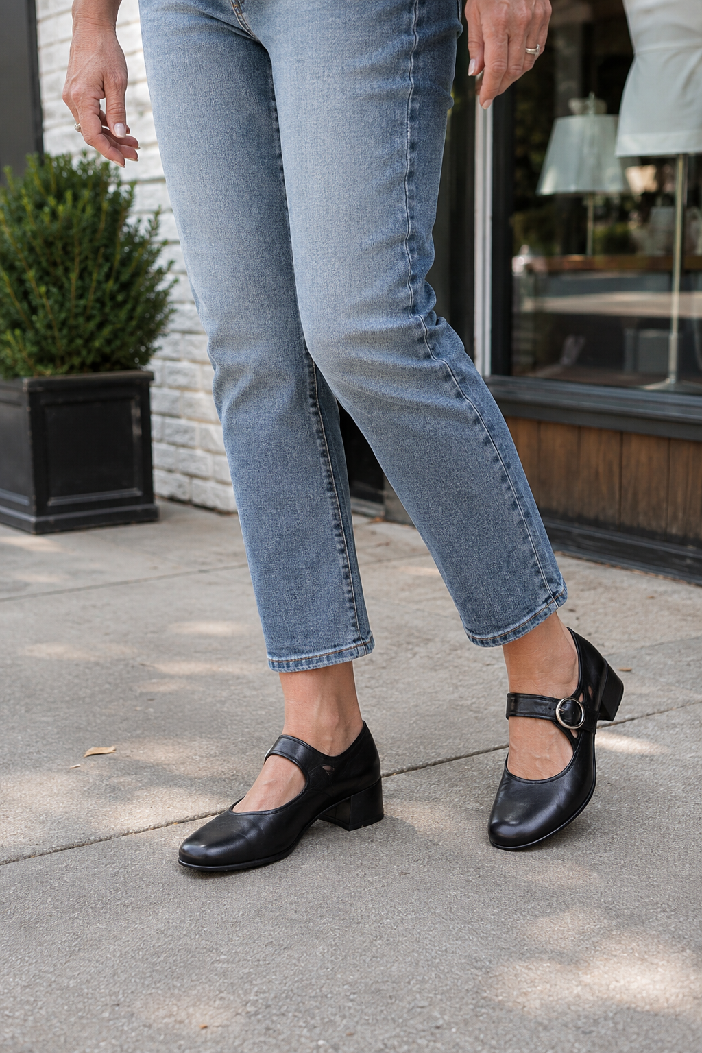 Giuseppina | Ballerine Mary Jane Comfort in Similpelle