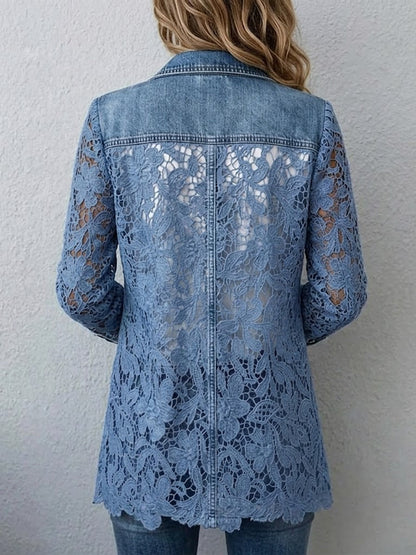 Alessia | Giacca con Pizzo Floreale